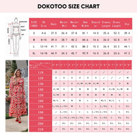 DOKOTOO Women's Red Floral Maxi Dresses Casual Deep V Neck Long Sleeve Evening Dress Cocktail Party Dress for Women, US 8-10(M)